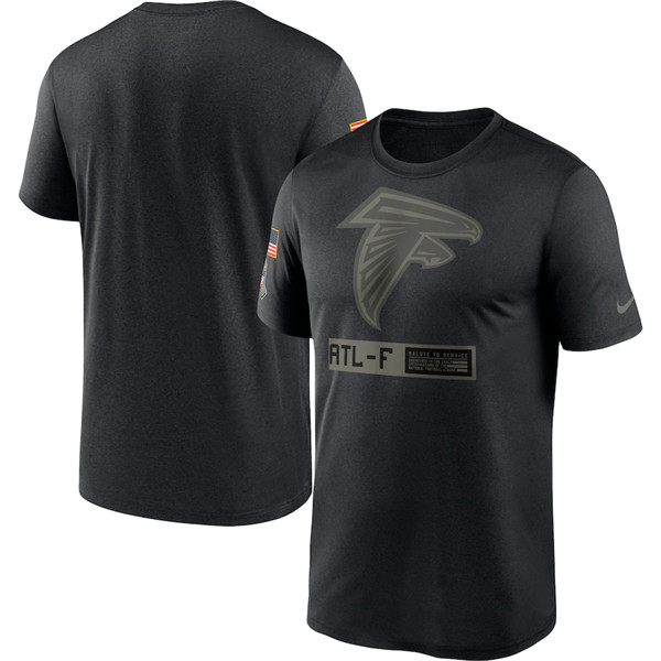 Men's Atlanta Falcons Black NFL 2020 Salute To Service Performance T-Shirt Men's Atlanta Falcons Black NFL 2020 Salute To Service Performance T-Shirt
